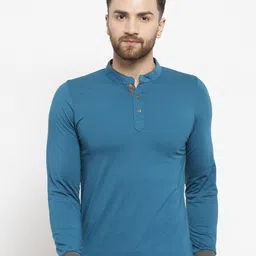 Kalt Men Henley Neck T-shirt-picture-6