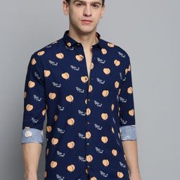 SHOWOFF Men Printed Casual Cotton Shirt-image-37