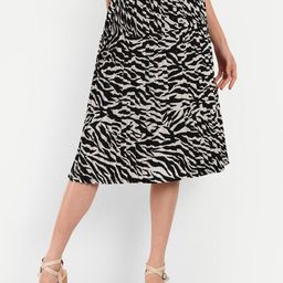 OTORVA Animal Printed A-Line Pleated Skirt-picture-34