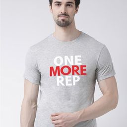 Friskers Men Grey One More Rep Typography Printed T-shirt-image-62