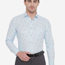 Greenfibre Men Slim Fit Printed Formal Shirt-image-70