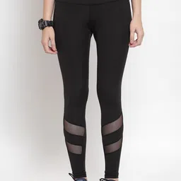 Boston Club Women Black Solid Training & Gym Skinny-Fit Tights-picture-19
