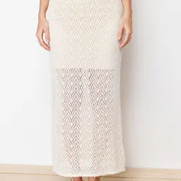 Trendyol Embellished Acrylic Maxi Straight Skirt-image-93
