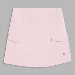 ELLE Girls Pink Solid A-Line Skirt-image-54