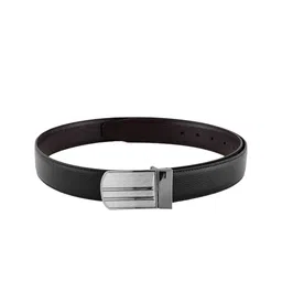 ZEVORA Men Textured Leather Reversible Belt-picture-32