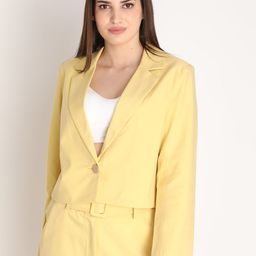 Dlanxa Women Solid Single-Breasted Formal Blazer-picture-15