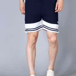 WE PERFECT Men Colourblocked Regular Fit Mid Rise Above Knee Sports Shorts-picture-45