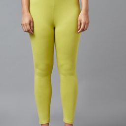 elleven Solid Cotton Leggings-image-92