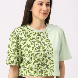 Being Human Printed Round Neck Drop-Shoulder Sleeves Boxy Fit Cotton T-shirt-image-39