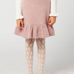One Friday Girls Pink Solid A-Line Skirt-image-12