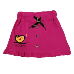 BAESD Girls Pure Cotton Graphic Printed Skirt-image-95