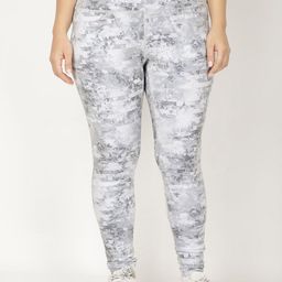STUDIOACTIV Plus Size Printed Slim-Fit Ankle-Length Gym Tights-picture-26
