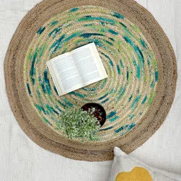 Art Avenue CREED Brown Round Jute Rug-image-34