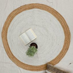 Art Avenue Innest Beige & White Braided Round Jute Rug-image-64