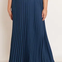 U&F Beyond Plus Size Flared Maxi Skirt-28