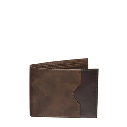HENEDA Men Brown PU Two Fold Wallet-15