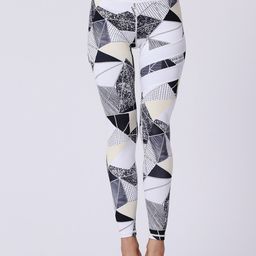 JC Collection Women Geometric Printed Gym Tights-picture-32