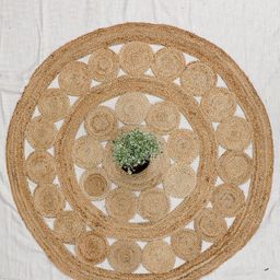 Art Avenue Simplest Beige Braided Round Jute Rug-image-87