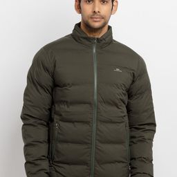 Status Quo Men Olive Green Puffer Jacket-picture-24