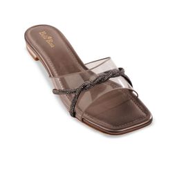 Bella Rosa Embellished Open Toe Flats-picture-56