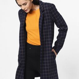 ONLY Women Checked Over Coat-image-14