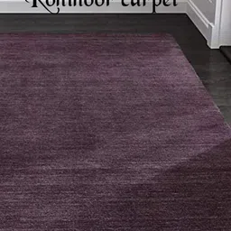 IMRA CARPET Purple Solid Woollen Carpet-picture-37