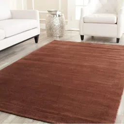 IMRA CARPET Brown Solid Woollen Carpet-picture-23