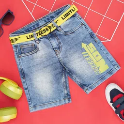 Pantaloons Junior Boys Washed Denim Shorts-image-54