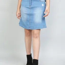 VYN Girls Straight Denim Skirt-picture-20