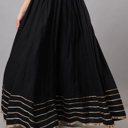 KALINI Flared Maxi Skirt-picture-31