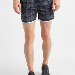 Reebok Men Grey Training or Gym Sports Shorts-image-56