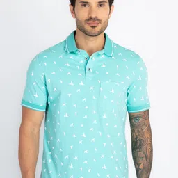 Status Quo Men Printed Polo Collar Pockets T-shirt-image-91