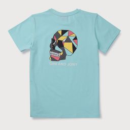 Gini and Jony Teen Boys Sea Green Printed Graphic design T-shirt-image-34
