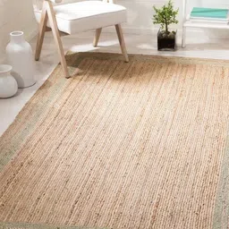 Art Avenue Sisal Brown & Green Braided Jute Rectangular Rug-picture-33