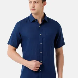 Linen Club Men Linen Sustainable Casual Shirt-image-98