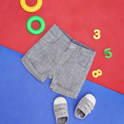 Pantaloons Baby Boys Self Design Cotton Shorts-19