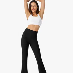 JC Collection Women Black Solid Antimicrobial Tights-picture-27