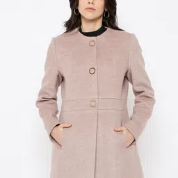 Duke Round Neck Single-Breasted Hip Length Overcoat-picture-18