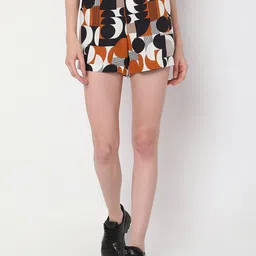 Vero Moda Women Geometric Printed High-Rise Shorts-picture-18