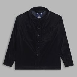 Blue Giraffe Boys Black Solid Casual Shirt-image-88