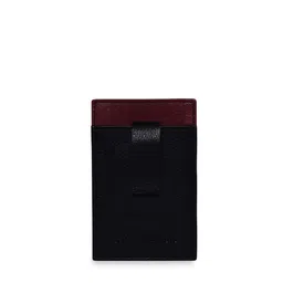 Being Human Men Black & Maroon Leather Card Holder-image-48