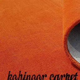 IMRA CARPET Orange Abstract Handmade Woollen Carpet-picture-28