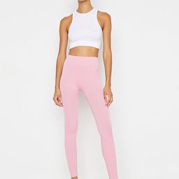 Trendyol Women Pink Solid Sports Tights-image-20
