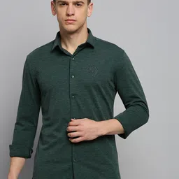 SHOWOFF Spread Collar Long Sleeves Classic Casual Cotton Shirt-image-98