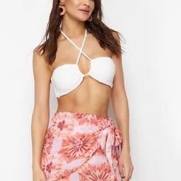 Trendyol Printed Mini Wrap Skirt-picture-35