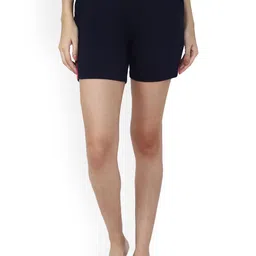 DYCA Women Cotton Mid Rise Above Knee Length Regular Fit Shorts-picture-33