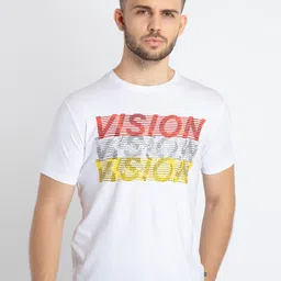 Status Quo Typography Printed Cotton T-shirt-image-98