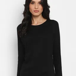 appulse Round Neck Regular Fit Bottom Crossover Cotton T-shirt-image-12