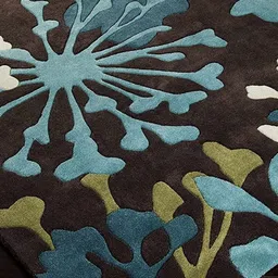 Safiya Carpet Black & White Woollen Carpet-image-83