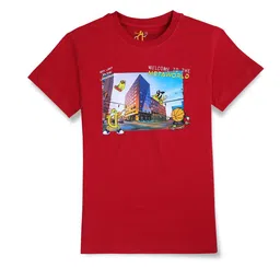 Gini and Jony Boys Round Neck Short Sleeves Graphic Printed Cotton Regular Fit T-shirt-image-36